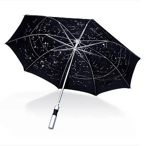 Зонт Levenhuk Star Sky U10, черный, изображение 1