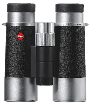 Бинокль Leica SilverLine 8x42, кожа, серебристый корпус, изображение 1