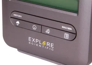 Метеостанция Explore Scientific «5 в 1» Wi-Fi с цветным дисплеем, черная, изображение 16