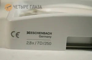 Лупа на ручке/настольная асферическая Eschenbach CombiPlus 2,8x, 100x75 мм, изображение 2