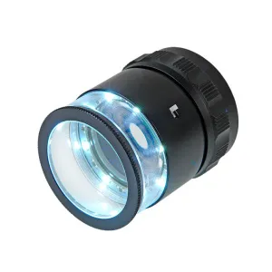 Лупа измерительная Veber 10х, 28 мм, с подсветкой (7175), изображение 2