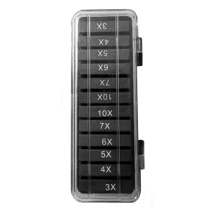 Лупа-очки Kromatech налобная 3/10/15/25x, с подсветкой (2 LED) 32225-21SX, изображение 2