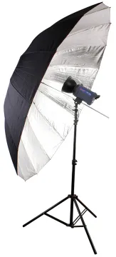 Фотозонт Bresser SM-09 Jumbo 180 см, черно-серебристый, изображение 2
