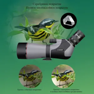 Зрительная труба SVBONY SV46P 20–60x80 ED WP, изображение 10