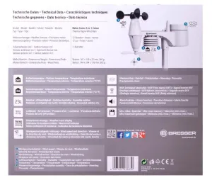 Метеостанция Bresser «5 в 1» с цветным дисплеем, черная, изображение 14