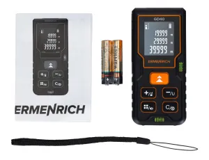 Лазерная рулетка Ermenrich Reel PLUS GD40, черный, изображение 2