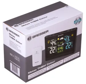 Метеостанция Bresser с цветным дисплеем, черная, изображение 9
