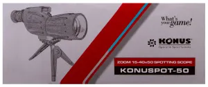 Зрительная труба Konus Konuspot-50 15–40x50, изображение 12