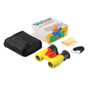 Бинокль детский Veber «Эврика» 6x21, желто-красный, изображение 4